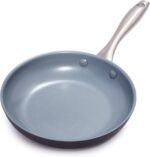 GreenPan Lima Hard Anodized 8" Frying Pan Skillet Nonstick, Ceramic Nonstick, PFAS-Free Nontoxic Pots and Pans, Oven & Broiler Safe, Stainless Steel Handle, Cookware for Eggs & Omelet, Gray - Image 2