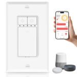 Greencycle Smart Dimmer Switch,1PK Single Pole, Needs Neutral Wire,2.4GHz WiFi Light Switch,Work with Alexa and Google Home, ETL Certified,No Hub Required,for Dimmable 150W LED CFL,600W Incandescent - Image 2
