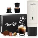 H02 PRO Portable Electric Espresso Maker, Women's Day Gift Coffee Machine Compatible with NS Capsule Original Pods & Ground Coffee, Mini Travel Espresso maker for Camping, Hiking, RV - Image 2