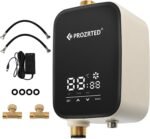 HBS24-12T Digital Smart Instant Hot Water Recirculating Pump Kit – Built-in Thermostat, Timer, Digital Screen, Extremely Quiet, Under Sink Recirculation System - Image 2