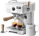 HIBREW H10Plus - Programmable Espresso Machine - 58mm Portafilter in Stainless Steel - Temperature & Cup Volume Adjustable at will - With Intelligent Display Screen & Pressure Gauge. - Image 2