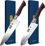 HOSHANHO Professional High Carbon Stainless Steel Chef Knife & Santoku Knife - Image 2