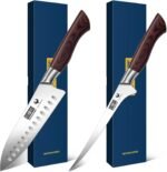 HOSHANHO Professional High Carbon Stainless Steel Santoku Knife & Boning Knife - Image 2