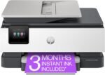 HP OfficeJet Pro 8125e Wireless All-in-One Color Inkjet Printer, Print, scan, Copy, ADF, Duplex Printing Best-for-Home Office, 3 Month Instant Ink Trial Included, AI-Enabled (405T6A) - Image 2