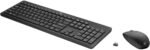 HP Wireless Keyboard and Mouse Combo - Full Size Membrane Chiclet Style Keyboard, 3-Zone Layout, 2.4GHz Wireless Connection, Compatible with PC, Mac - Image 2