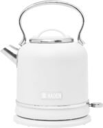 Haden Chelsea 1.7 Liter Electric Water Kettle w/ 360-Degree Base, Ivory & Chrome - Image 2