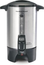 Hamilton Beach 45 Cup Coffee Urn and Hot Beverage Dispenser, Silver (40519) - Image 2