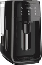 Hamilton Beach One Press Programmable Dispensing Drip Coffee Maker with 12 Cup Internal Brew Pot, Removable Water Reservoir, Black Next Gen (47600) - Image 2