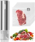 Handheld Vacuum Sealer for Food Fresh & Storage Compact Vacuum Sealer Machine Portable and Rechargeable(10 Reusable Vacuum Seal Bags) - Image 2