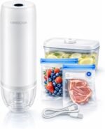 Handheld Vacuum Sealer for Food Storage, Cordless Mini Vacuum Pump with Reusable Bags, USB-C Rechargeable Portable Food Vacuum for Meat, Vegetables & Freezer Meal Prep - Image 2