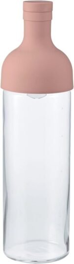 Hario Cold Brew Tea Wine Bottle, 750ml, Smoky Pink - Image 2