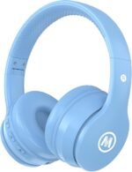 Headphones Kids Bluetooth 5.4 Wireless Play Time 68H Safe Volume Limit 85/94dB Over-Ear Foldable Headset,Fast Charging,with Aux Cord Built-in Mic for Toddler Child Pad Study Tablet Blue - Image 2