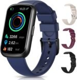 Health & Fitness Tracker, Fitness Watches for Men/Women with Heart Rate,Blood Oxygen,Sleep Monitor, Smart Watch for Android Phones/iPhones with Step Count/Calories/Distance, IP68 Activity Tracker - Image 2
