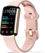 Health Fitness Tracker with 24/7 Heart Rate, Smart Watch with Blood Pressure and Blood Oxygen Monitor, Bulit-in 120+ Sport Mode, Sleep Tracking Waterproof Activity Tracker for Women Men (Pink) - Image 2