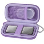 Heart Rate Monitor Case for KardiaMobile 6L / 6L Max 1L Personal EKG Monitor Storage Holder Fits for Cardiac Mobile Portable Heart Rate Monitor Bag Organizer (Pill Box Included) Purple - Image 2