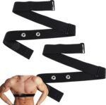 Heart Rate Monitor Chest Band for Polar H10 H9 H7, Adjustable Waterproof Replacement Chest Strap Compatible with Polar Garmin - Image 2
