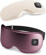 Heated Eye Mask - Cordless Eye Mask for Dry Eyes, Eye Relief, Improved Sleep, Washable Eye Heating pad for Travel and with Replaceable Shell (Purple) - Image 2