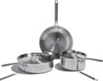 Heritage Steel Eater Series 5 Piece Essentials Set | Made in USA | 5 Ply Fully Clad Stainless Steel Cookware Set | Stay Cool Handle | Induction Ready & Non-Toxic - Image 2