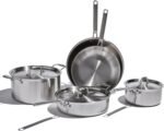 Heritage Steel Eater Series 8 Piece Core Set | Made in USA | 5 Ply Fully Clad Stainless Steel Cookware Set | Stay Cool Handle | Induction Ready & Non-Toxic - Image 2