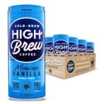 High Brew Coffee, Cold Brew Coffee, Mexican Vanilla, 8 FL Oz, Ready-To-Drink (Pack of 12) - Image 2