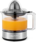 Holstein Housewares 27-oz Electric Citrus Juicer, Black/Stainless Steel - Ideal for Freshly Squeezed Orange, Lemon, Grapefruit Juices for Breakfast or Drinks - Image 2