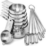 Hudson Essentials Stainless Steel Measuring Cups and Spoons Set (14 Piece Set) - Image 2
