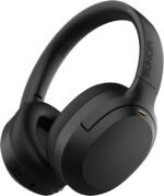Hybrid Active Noise Cancelling Headphones, Wireless Over Ear Bluetooth Headphones with Mic, 60H Playtime, Hi-Res Audio, Deep Bass, Foldable Comfort Fit Ear Cups for Travel, Office, Home (Black) - Image 2