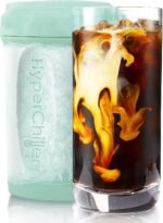 HyperChiller HC2M# Patented Iced Coffee/Beverage Cooler, NEW, IMPROVED,STRONGER AND MORE DURABLE! Ready in One Minute, Reusable for Iced Tea, Wine, Spirits, Alcohol, Juice, 12.5 Oz, Spearmint - Image 2