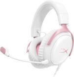 HyperX Cloud III – Wired Gaming Headset, PC, PS5, Xbox Series X|S, Angled 53mm Drivers, DTS, Memory Foam, Durable Frame, Ultra-Clear 10mm Mic, USB-C, USB-A, 3.5mm – Pink (Renewed) - Image 2