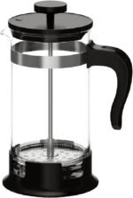 I-K-E-A UPPHETTA French Press Coffee Maker, Glass/Stainless Steel 34 oz, Black - Image 2