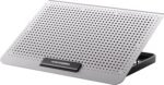 ICE COOREL Aluminum Laptop Cooling Pad, Laptop Cooler Stand with 7 Height Adjustable, Laptop Fan Cooling Pad for Laptop 12-15.6 Inch, Notebook Cooler Pad with Two USB Port (Silver) - Image 2