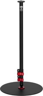 IFOOTAGE Round Base Monopod A300, 60" Camera Tripod Monopod Aluminum Studio Camera Stand with 1/4'' & 3/8'' Screw/Light Adapter for Camera, Tripod Head, RingLight, Streaming, Interview, Payload 22lb - Image 2