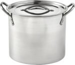 IMUSA Stainless Steel Stock Pot with Lid, 20 Quart, Silver - Image 2