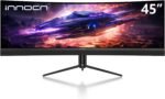 INNOCN 45C1R 45 Inch 5120 x 1440p Ultrawide Curved Gaming Monitor, R1500, HDR400, USB Type-C 90W Power Delivery, PIP/PBP, Built-in Speaker, Height Adjustable, Black - Image 2