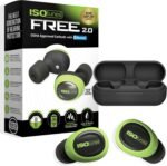 ISOtunes Free 2.0 Bluetooth Hearing Protection Earbuds - 25 dB NRR OSHA Approved Earbuds, Wireless Bluetooth Earplug Headphones for Work - Image 2