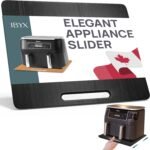 Ibyx Elegant Sliding Tray for Your Coffee Maker & Heavy Kitchen Appliances - Sturdy, Slides Easily from Under The Cabinet (Black, 16" W x 13" D) - Image 2