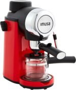 Imusa 4 Cup Epic Electric Espresso/Cappuccino Maker (Cafe Cubano, Cortadito, Colada, Cafe con Leche), Red - Image 2
