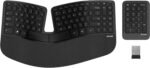 Incase Sculpt Ergonomic Keyboard – Designed by Microsoft – Split Keyset Design, Palm Rest, Contoured Layout, One-Touch Windows Button, AES 128-Bit Encryption, Includes Separate Number Pad – Black - Image 2