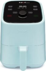 Instant Pot Vortex 2QT Mini Air Fryer,Small Air fryer that Crisps,Reheats, Bakes,Roasts for Quick Easy Meals,Includes over 100 In-App Recipes, is Dishwasher-Safe, from the Makers of Instant Pot, Aqua - Image 2