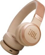 JBL Live 670NC - Wireless On-Ear Headphones with Adaptive Noise Cancelling with Smart Ambient, Up to 65H Battery Life with Speed Charge, Lightweight, Comfortable and Foldable Design (Sandstone) - Image 2