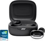 JBL Live Free 2 - True Wireless Noise Cancelling Earbuds, Up to 35hrs of Playtime, 6 mics for Perfect Calls with Zero Noise, IPX5 Waterproof, Oval Tubes for Better Comfort, Isolation, & bass (Black) - Image 2