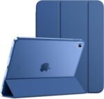 JETech Case for iPad (A16) 11th Generation 11 Inch 2025 / iPad 10th Generation 10.9 Inch 2022, Slim Smart Cover with Hard PC Translucent Back, Supports Touch ID, Auto Wake/Sleep (Navy Blue) - Image 2
