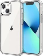 JETech Case for iPhone 13 6.1-Inch, Non-Yellowing Shockproof Phone Bumper Cover, Anti-Scratch Clear Back (Clear) - Image 2