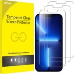 JETech Screen Protector for iPhone 16e 2025, iPhone 13/13 Pro 6.1-Inch, Tempered Glass Film, 3-Pack - Image 2