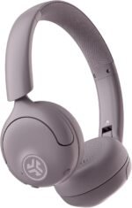 JLab Go Lux ANC Wireless Headphones, Mauve, Hybrid Active Noise Cancelling, Premium On-Ear Bluetooth Headset, Customizable Sound, Be Aware Mode, Cloud Foam Comfort, Multipoint Connection - Image 2