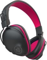 JLab JBuddies Pro Wireless Over-Ear Kids Headphones, 35+ Hour Battery Life, Built-in Volume Regulators for Safety, Share Mode, Folding, Adjustable, Noise Isolation, with Mic, Pink - Image 2