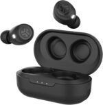 JLab JBuds Air True Wireless Signature Bluetooth Earbuds + Charging Case, Black, IP55 Sweat Resistance, Bluetooth 5.0 Connection, 3 EQ Sound Settings Signature, Balanced, Bass Boost - Image 2