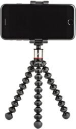 JOBY GripTight ONE GP, Universal Phone Holder, Magnetic GorillaPod Flexible Small Tripod for Smartphone, Foldable and Portable , Watch FIFA World Cup Football, Black - Image 2