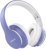 JOMILIN B9 Wireless Headphones Over-Ear, 60 Hours Playtime Lightweight Folding Hi-fi Stereo Bass Bluetooth Headset with Mic, Volume Control Headphones for iPad/Travel/Tablet/PC (Purple) - Image 2