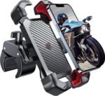 JOYROOM Motorcycle Phone Mount, [1s Auto Lock][100mph Military Anti-Shake] Bike Phone Holder for Bicycle, [10s Quick Install] Handlebar Phone Mount, Compatible with iPhone, Samsung, All Cell Phone - Image 2